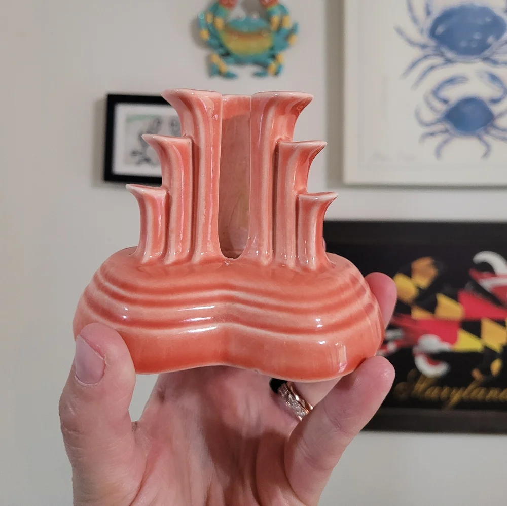 Fiesta candle holder in peony - Picture 1 of 4